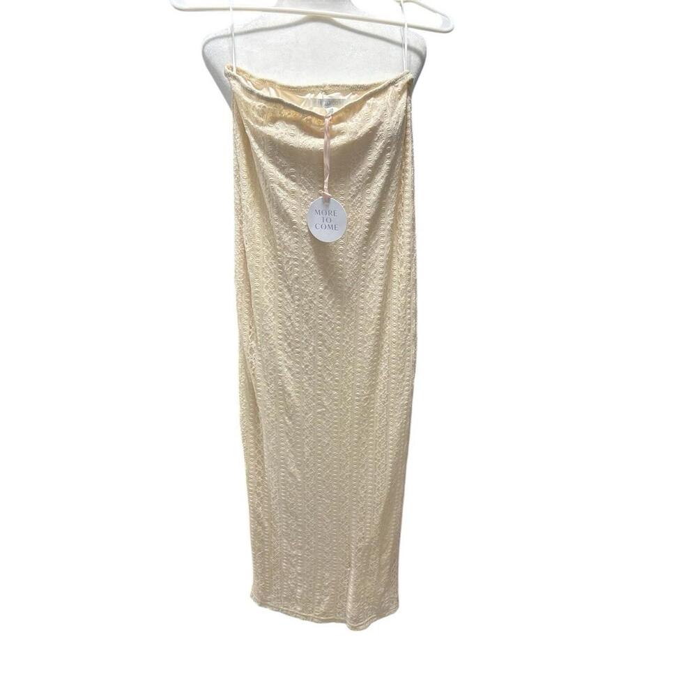 More‎ To Come Lace Maxi Shirt XS Cream New With Tags Feminine Sexy Girlie Beach